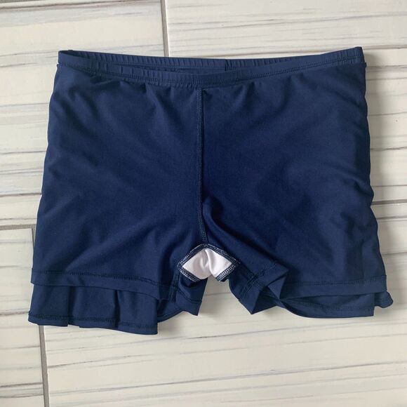 DUC Sports Women's Compete Tennis Skirt Skort Size L Blue White Athleisure - Picture 5 of 10